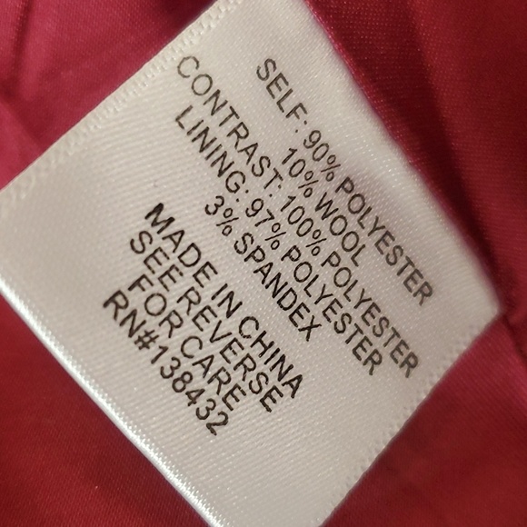 Modcloth tweed style blazer with velvet sz 1x - Picture 6 of 9